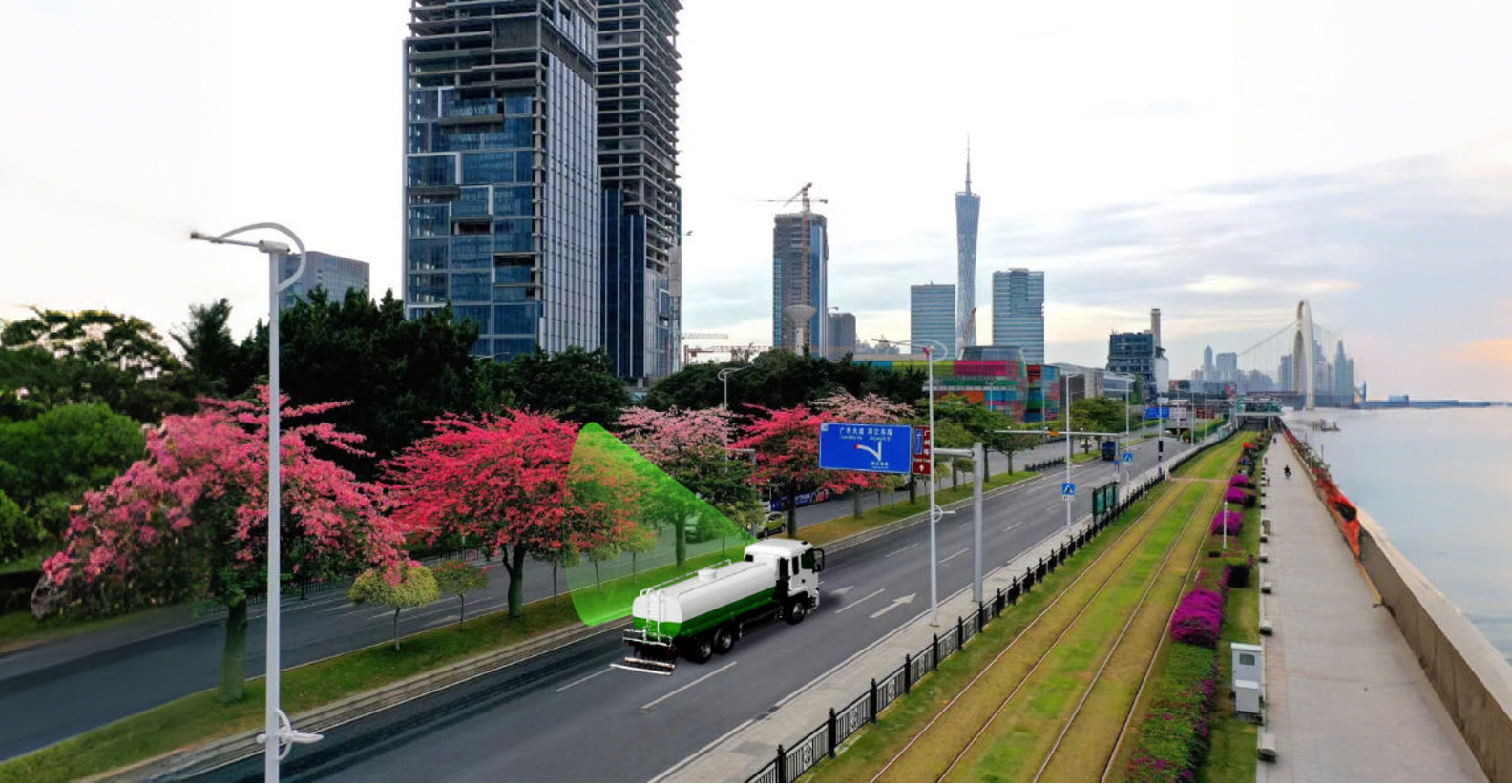 基于 AI 的城市道路绿化巡检作业示意图.png 基于 AI 的城市道路绿化巡检作业示意图.png