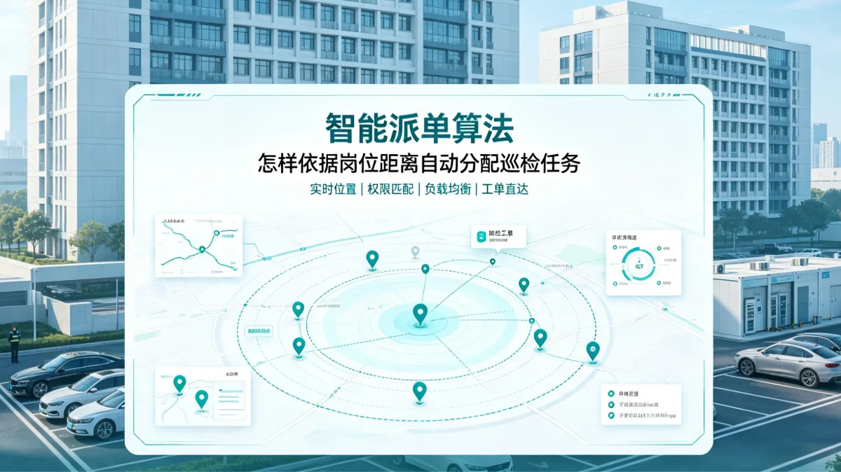 智能派单算法，怎样依据岗位距离自动分配巡检任务
