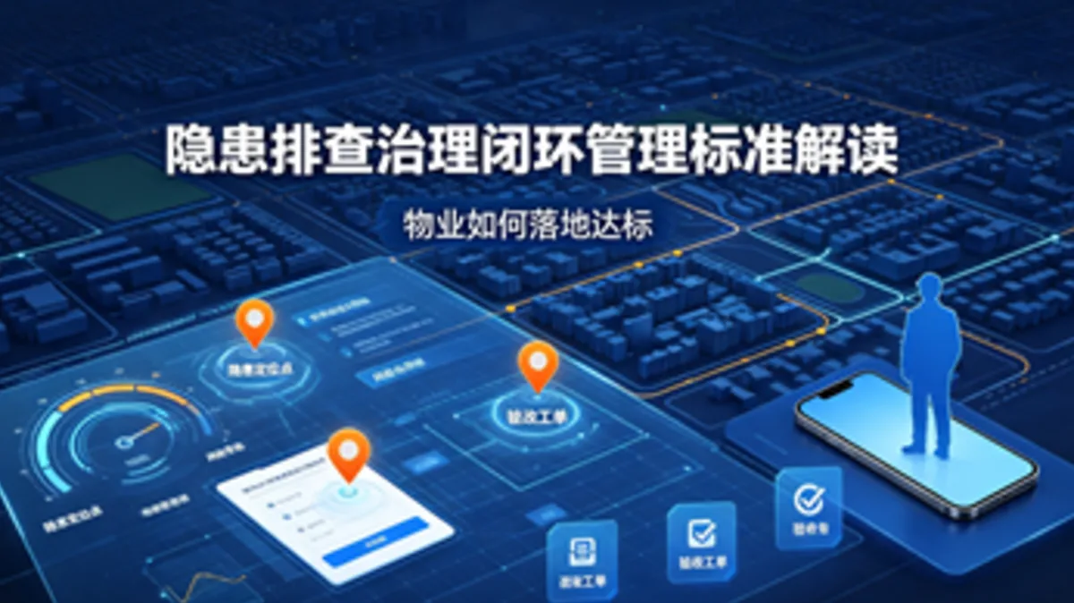 隐患排查治理闭环管理标准解读,物业如何落地达标