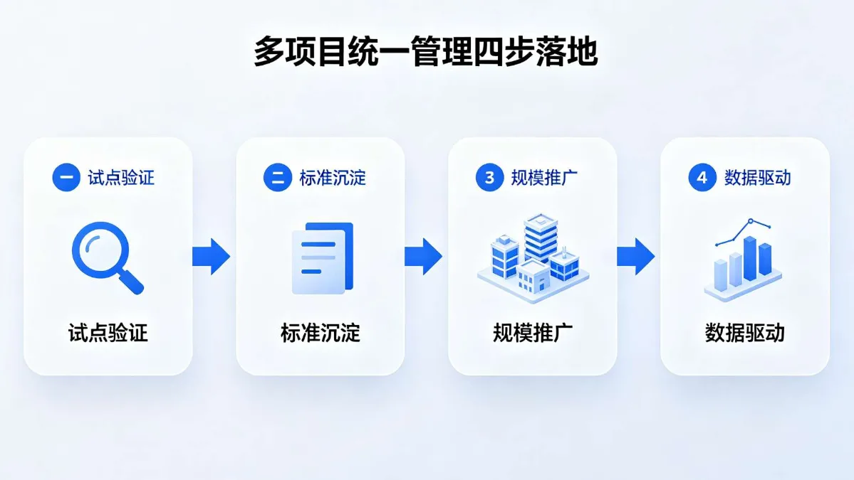 多项目统一管理四步落地